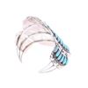 Image 5 : Navajo Jane Popovitch Silver Turquoise Bracelet