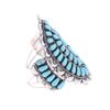 Image 6 : Navajo Jane Popovitch Silver Turquoise Bracelet
