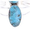 Image 8 : Navajo B Tsosie Sterling Silver Turquoise Bracelet