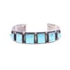 Image 3 : C.1949 Navajo Old Pawn Silver Turquoise Bracelet