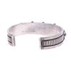 Image 7 : C.1949 Navajo Old Pawn Silver Turquoise Bracelet