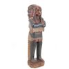 Image 7 : Large Cigar Store Indian Wood Carving Life Sized