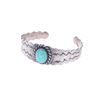 Image 1 : Navajo Fred Harvey Sterling Silver Turquoise Cuff