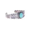 Image 7 : Navajo Fred Harvey Sterling Silver Turquoise Cuff