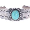Image 8 : Navajo Fred Harvey Sterling Silver Turquoise Cuff