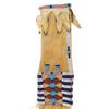 Image 3 : Ca. 1870 Cheyenne Four Tab Beaded Hide Pipe Bag
