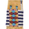 Image 8 : Ca. 1870 Cheyenne Four Tab Beaded Hide Pipe Bag