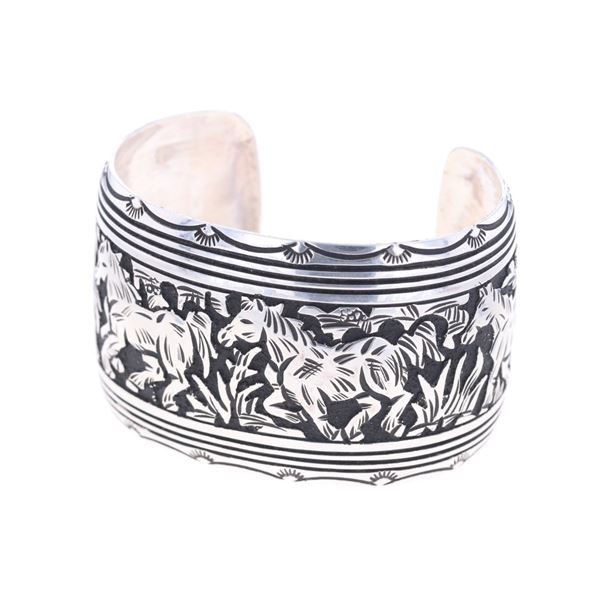 Navajo Richard Singer Sterling Silver Bracelet