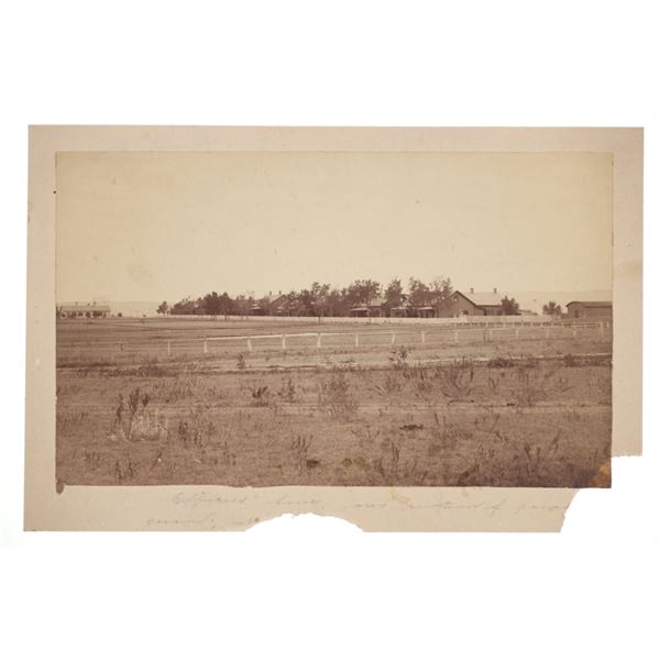 Fort Sully South Dakota Officers Row Boudoir Card