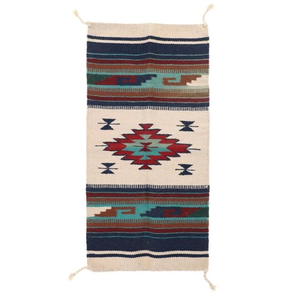 Zapotec Hand Woven Southwestern Wool Rug