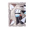 Image 2 : Zuni Bobby & Corraine Shack Inlaid Mosaic Buckle