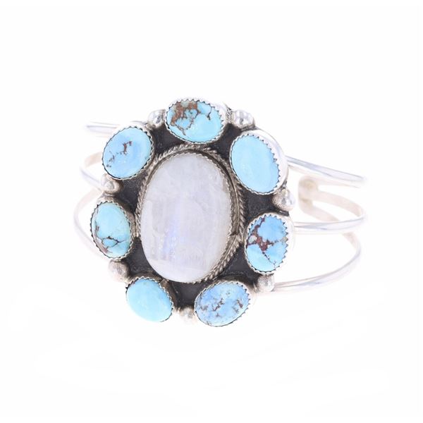 Navajo B. B. Tsosie Dry Creek Turquoise Bracelet