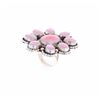 Image 4 : Navajo Roger Skeet Sterling Silver Pink Conch Ring