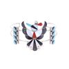 Image 1 : Zuni Leagus Ahiyite Inlaid Thunderbird Bracelet