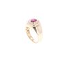 Image 6 : 1.16ct Myanmar Ruby & VS2 Diamond 14k Gold Ring