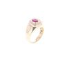 Image 7 : 1.16ct Myanmar Ruby & VS2 Diamond 14k Gold Ring
