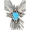 Image 4 : Navajo C. Johnson Silver Turquoise Jewelry Set