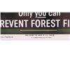 Image 8 : Smokey Bear U.S. Forest Service Porcelain Sign