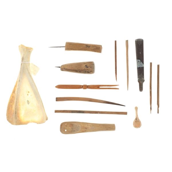 Pre Columbian Utensils, Awls, & Scraper Collection