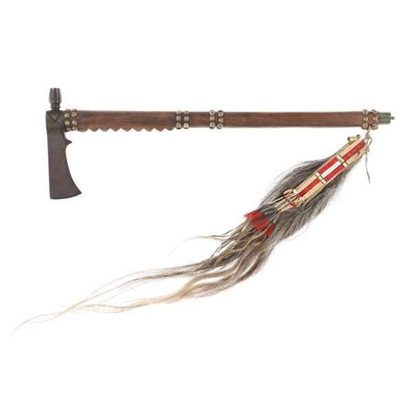 Northern Plains Pipe Tomahawk w/ Quilled Drop