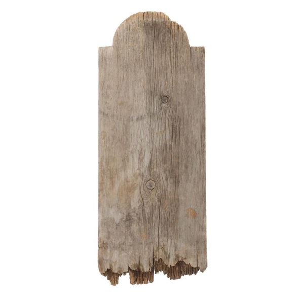 19th Century MT Wooden Tombstone/ Grace Marker