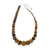 Image 2 : Fancy Disk Tiger's Eye Graduated Jewelry Set