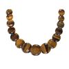 Image 7 : Fancy Disk Tiger's Eye Graduated Jewelry Set
