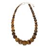 Image 9 : Fancy Disk Tiger's Eye Graduated Jewelry Set