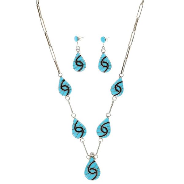 Zuni Amy Weslay Sterling Silver Turquoise Jewelry