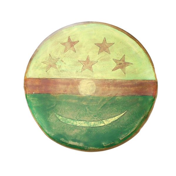 Early 1900's Cheyenne Dance Painted Drum