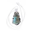 Image 1 : Navajo C. Tom Sterling Silver Turquoise Necklace