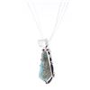 Image 5 : Navajo C. Tom Sterling Silver Turquoise Necklace