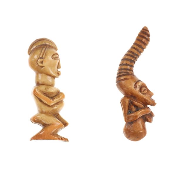 Songye Nkishi Power Fetish Figurines, DR Congo