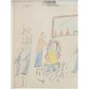 Image 3 : Ca. 1890-1940 Northern Sioux Ledger Drawings (2)