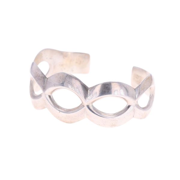 Navajo F. & E. Chee Sterling Silver Bracelet c1960