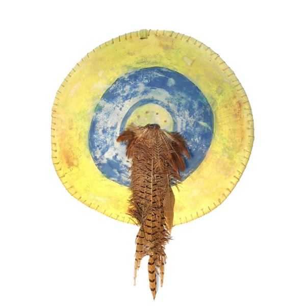 Crow Medicine Painted Shield ex-Christie's Sale