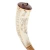 Image 5 : Beautiful Niall Redmond Scrimshaw Powder Horn 1745