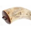 Image 9 : Beautiful Niall Redmond Scrimshaw Powder Horn 1745