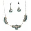 Image 2 : Navajo B. Wyaca Petite Point Turquoise Jewelry Set