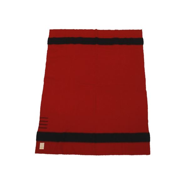 C.1930 Hudson Bay Four Point Red Trade Blanket