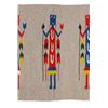 Image 3 : Navajo Ye Be Chei Hand Woven Rug c. 1970's
