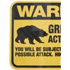 Image 2 : Grizzly Bear Warning Sign from Canada