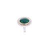 Image 2 : 4.09ct Emerald VS Diamond & 18k Two Tone Gold Ring
