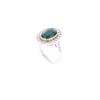 Image 4 : 4.09ct Emerald VS Diamond & 18k Two Tone Gold Ring