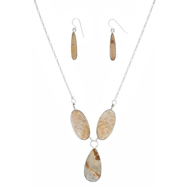 Navajo J. Begay Sterling Silver Agate Jewelry