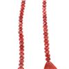 Image 12 : Orange & Red Jasper Polygonal Sphere Necklaces