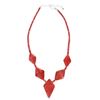 Image 15 : Orange & Red Jasper Polygonal Sphere Necklaces