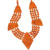 Image 6 : Orange & Red Jasper Polygonal Sphere Necklaces