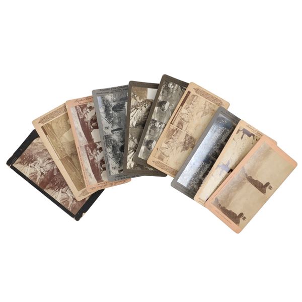 Western Americana Scenic Human Stereoviews c 1900-