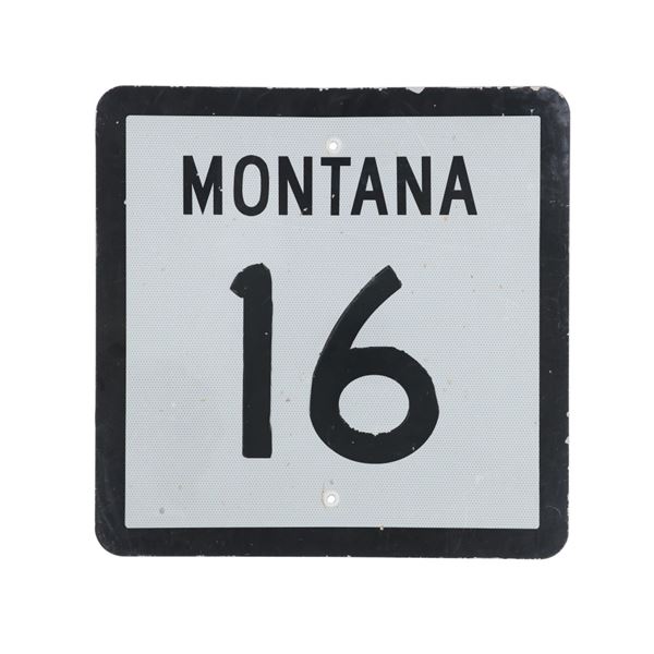 Montana Highway 16 Large Reflective Road Sign